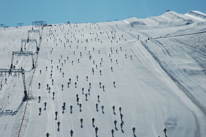 Vožnja po glečeru u Les Deux Alpes