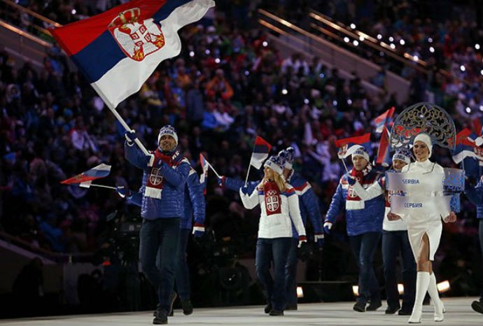 Defile srpskih olimpijaca