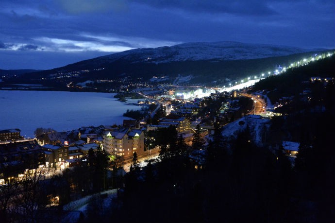 Sjajna panorama Area