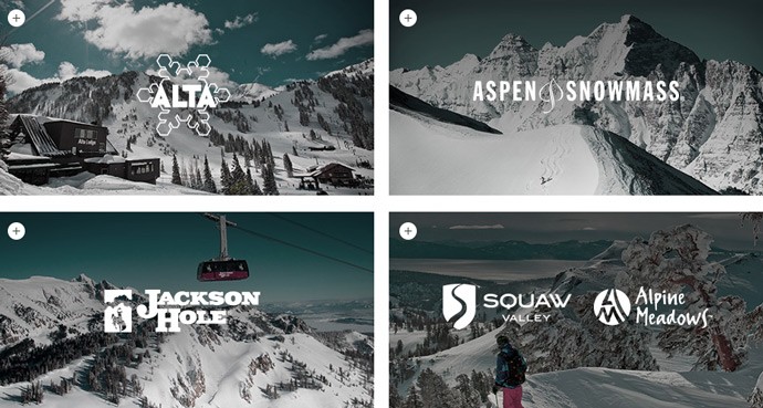 Alta, Aspen, Jackson Hole i Squaw Valley