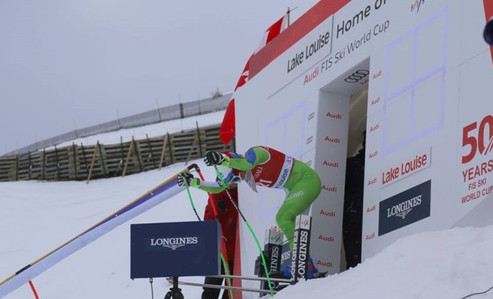Ilka Štuhec na startu - Lake Louise 2016