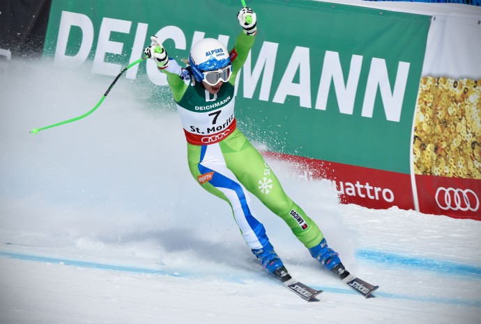 Nova svetska šampionka Ilka Štuhec - Foto: St. Moritz FB Page, Claudio Kernen