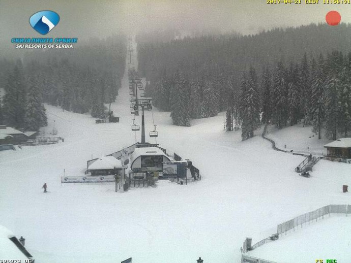 Kopaonik, Webcam 21/04/2017 - Skijališta Srbije
