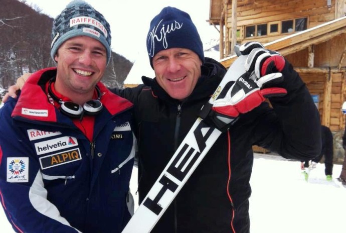 Beat Feuz i Didier Cuche
