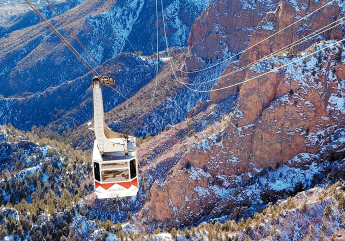 Gondola „Sandia Peak Aerial Tramway„