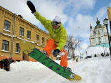 Ulice Kijeva kao ski staze Ulice Kijeva kao ski staze