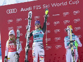 Maria Riesch sprečila "hat-trick" Lindsey Vonn